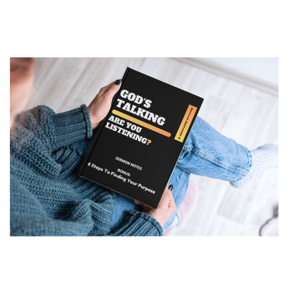 gods talking book cover mock up